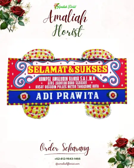 Papan Bunga Ucapan Selamat Kamarang